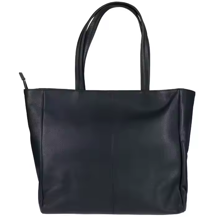 Handbag Black Zipper Handle Women' Custom The Large High Quality Hand Woman Genuine Leather Tote Bag 2024